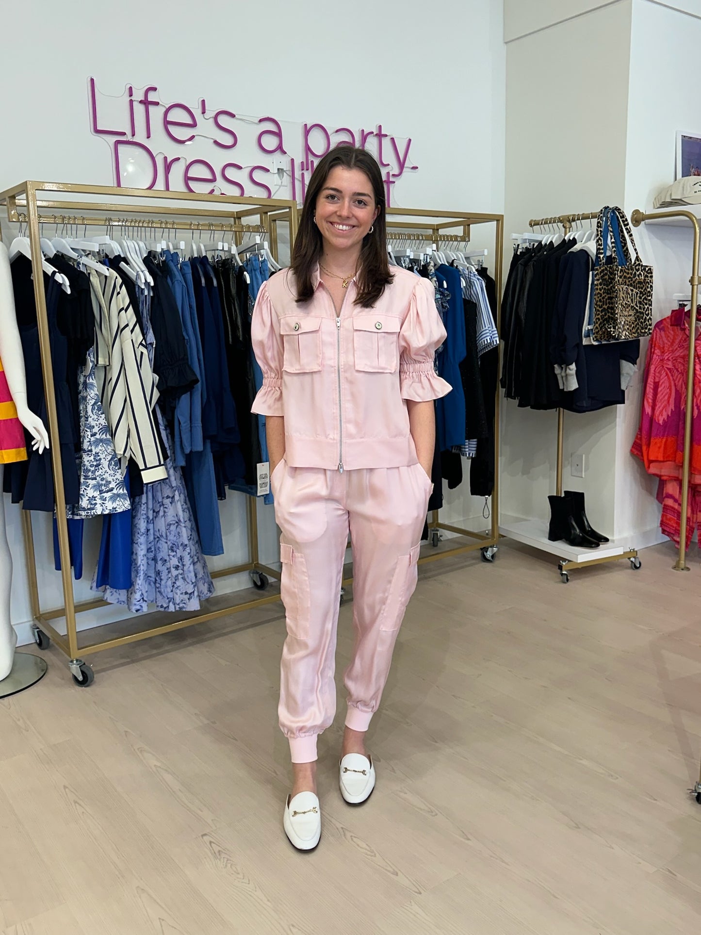 CINQ A SEPT HOLLY JACKET - ICY PINK