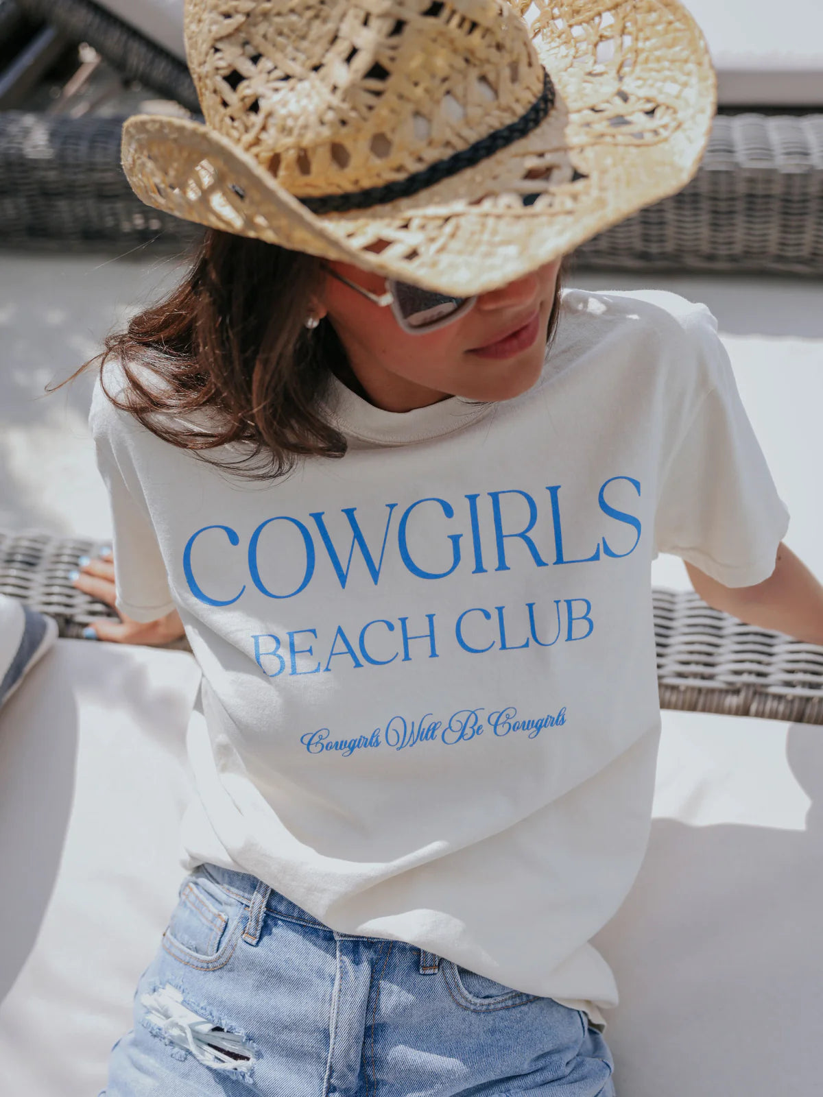 Cowgirls Beach Club Tee