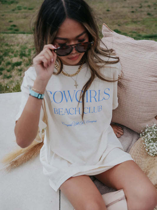 Cowgirls Beach Club Tee
