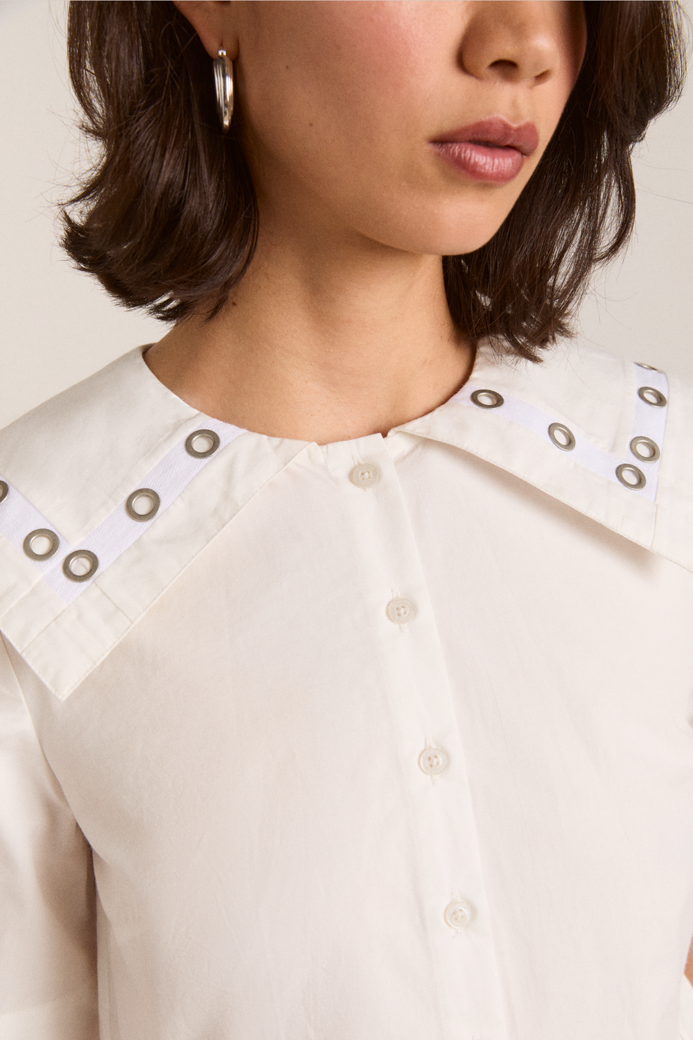 Damson Madder Cyrus Eyelet Blouse