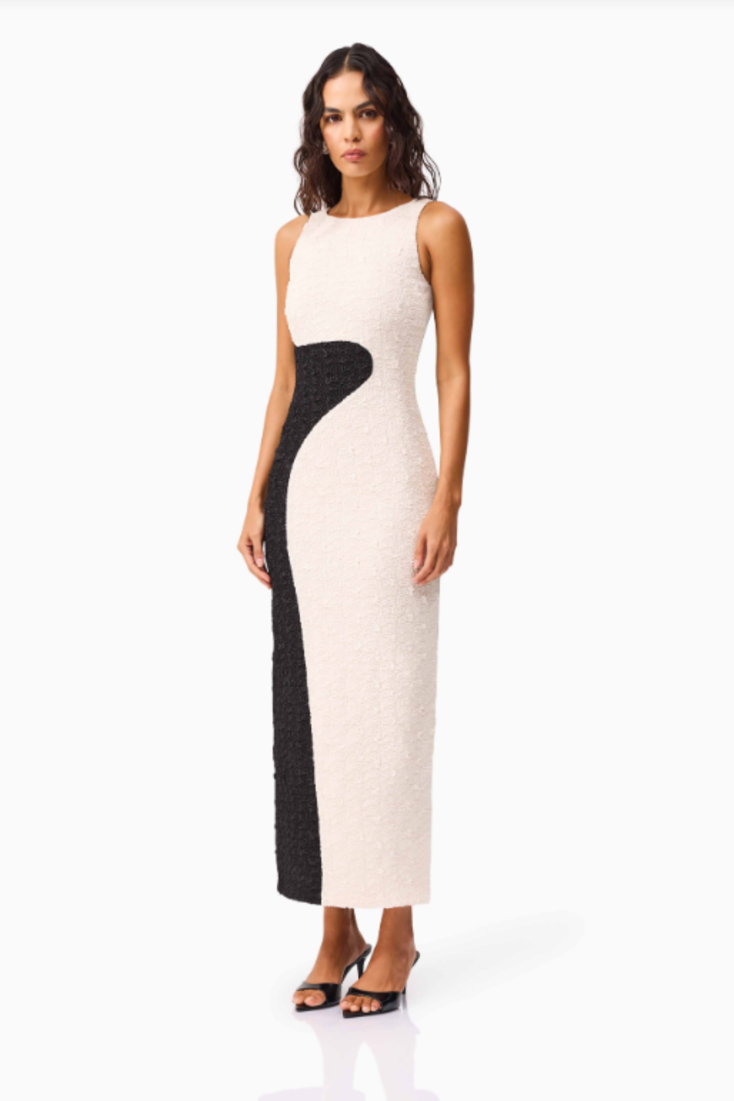 Elliatt Paloma Gown, Black/Ivory