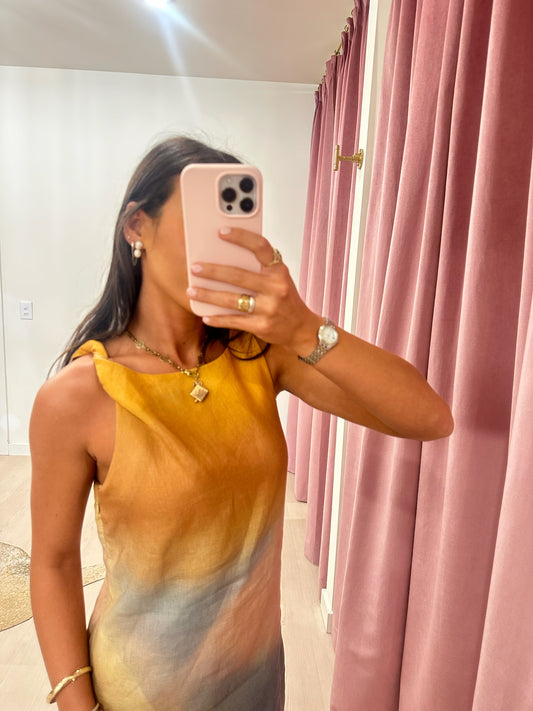 Staud Boa Linen Dress