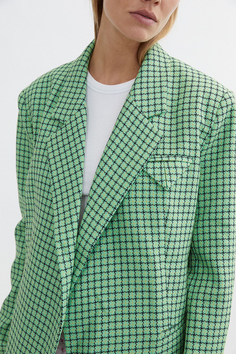 BLANCA Samantha Blazer in Fern