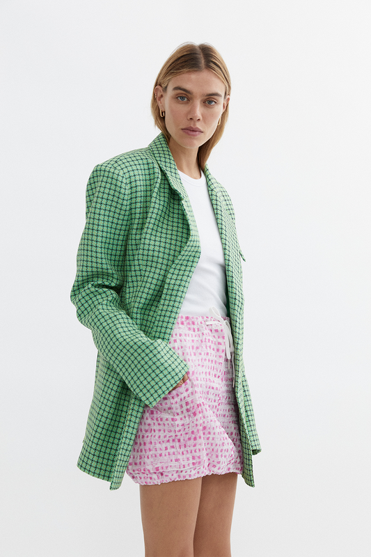 BLANCA Samantha Blazer in Fern