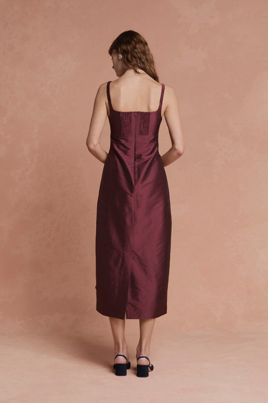 Lovaan Camilla Dress - Plum
