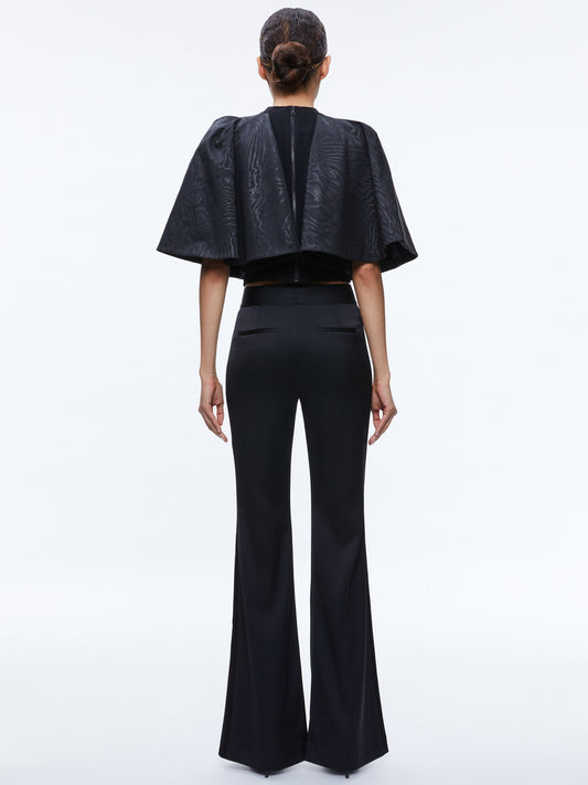 ALice & Olivia Sergio Cape Sleeve Top