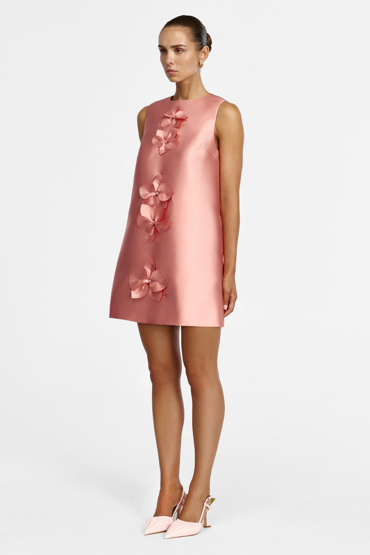 Acler Medora Mini Dress - Rose Petal