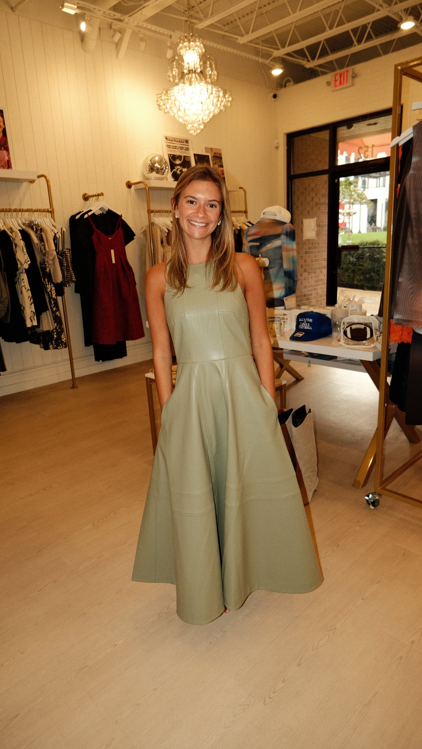 ALEXIS England Dress SAGE