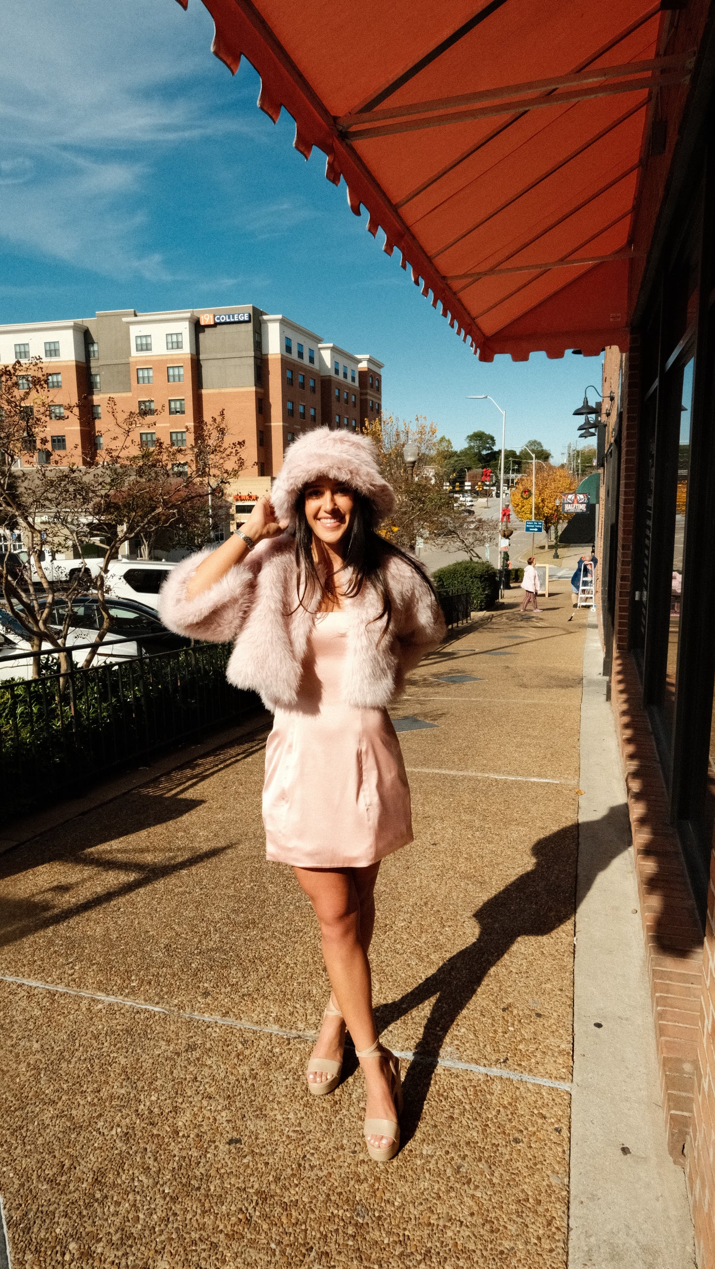 For Love & Lemons Amina Fur Hat
