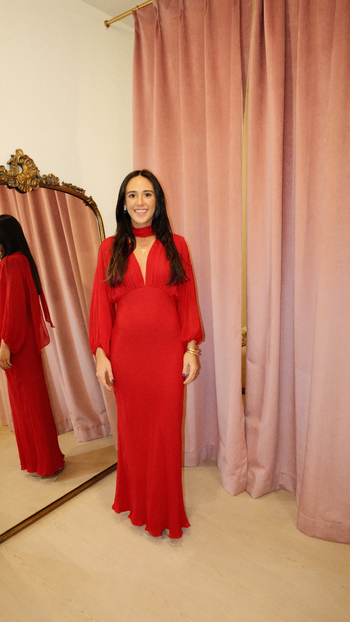 Shona Joy Amina Maxi Dress - Chilli