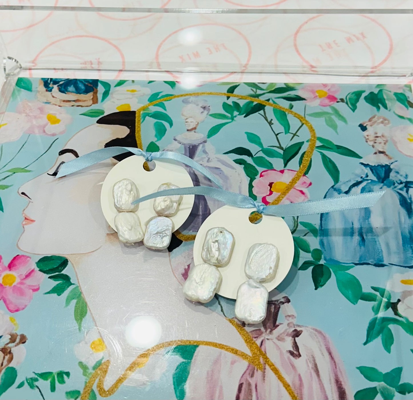 EARRINGS BY GRACE SQUARE STUDS