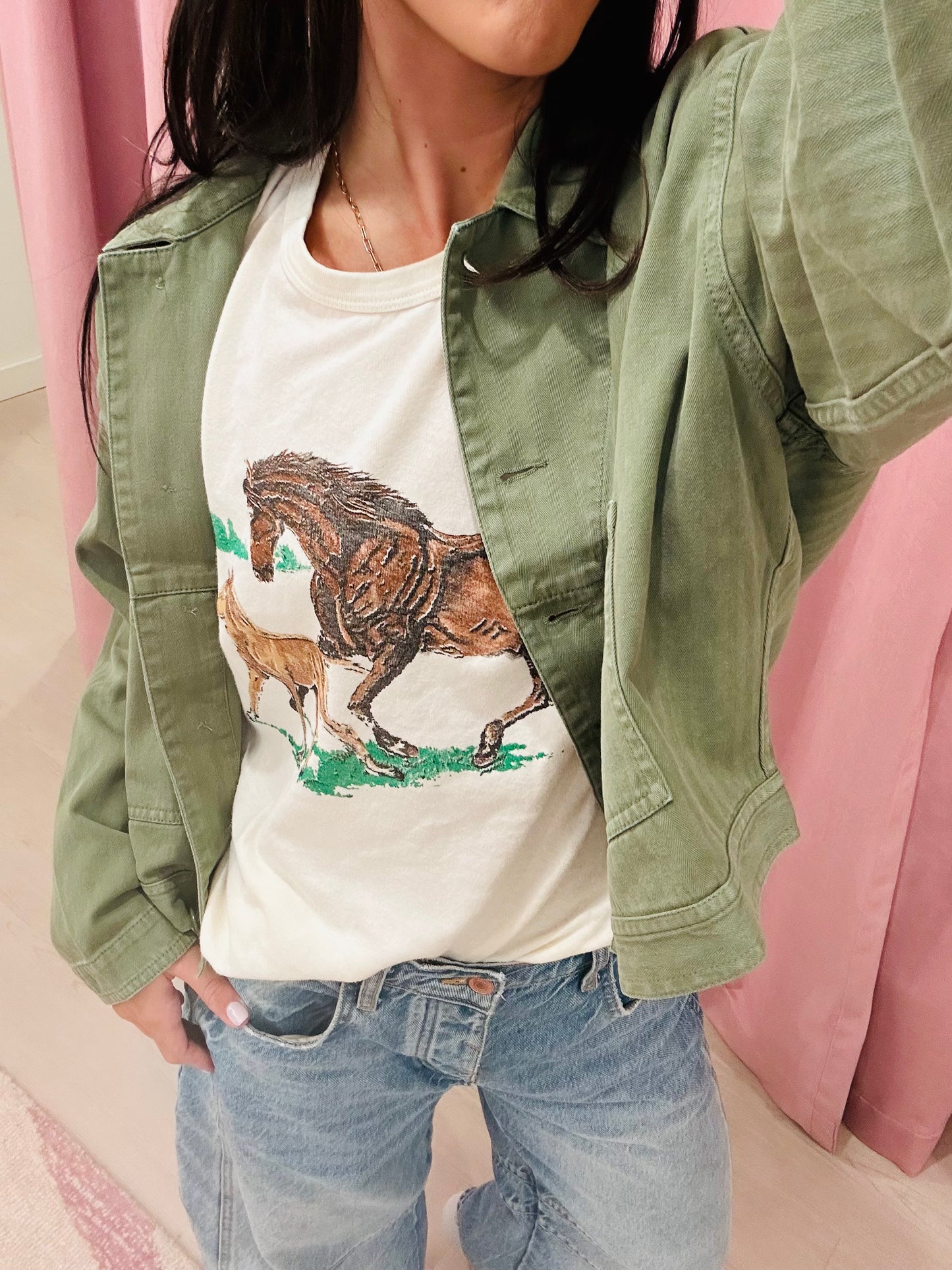 THE GREAT Boxy Crew Tee