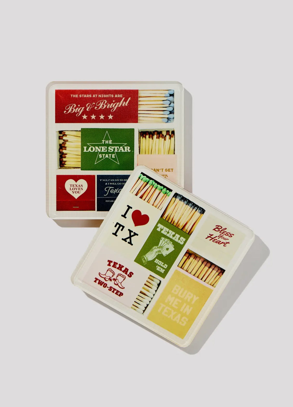 Texas Matchbook Coaster