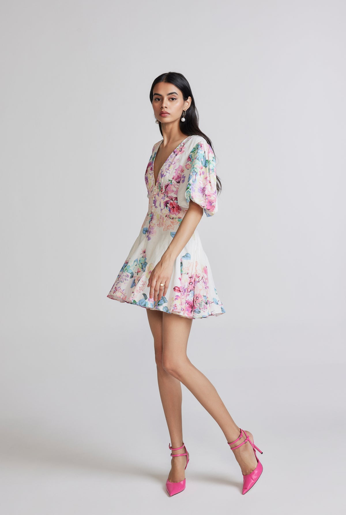 Hemant & NAndita April Short Dress