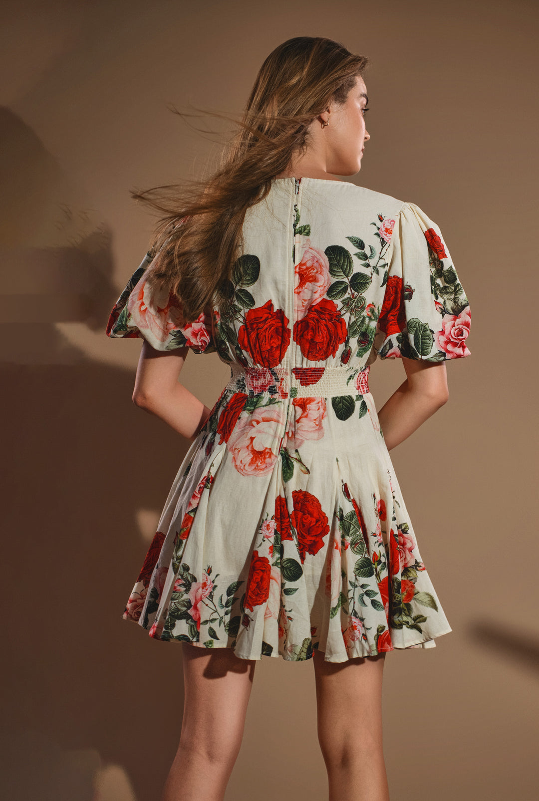 Hemant & Nandita Linen Short Dress