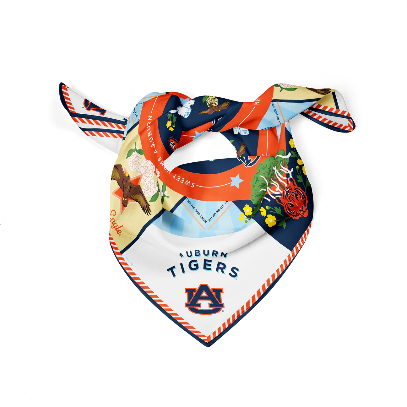 Saturday Silks Auburn Saturday Scarf