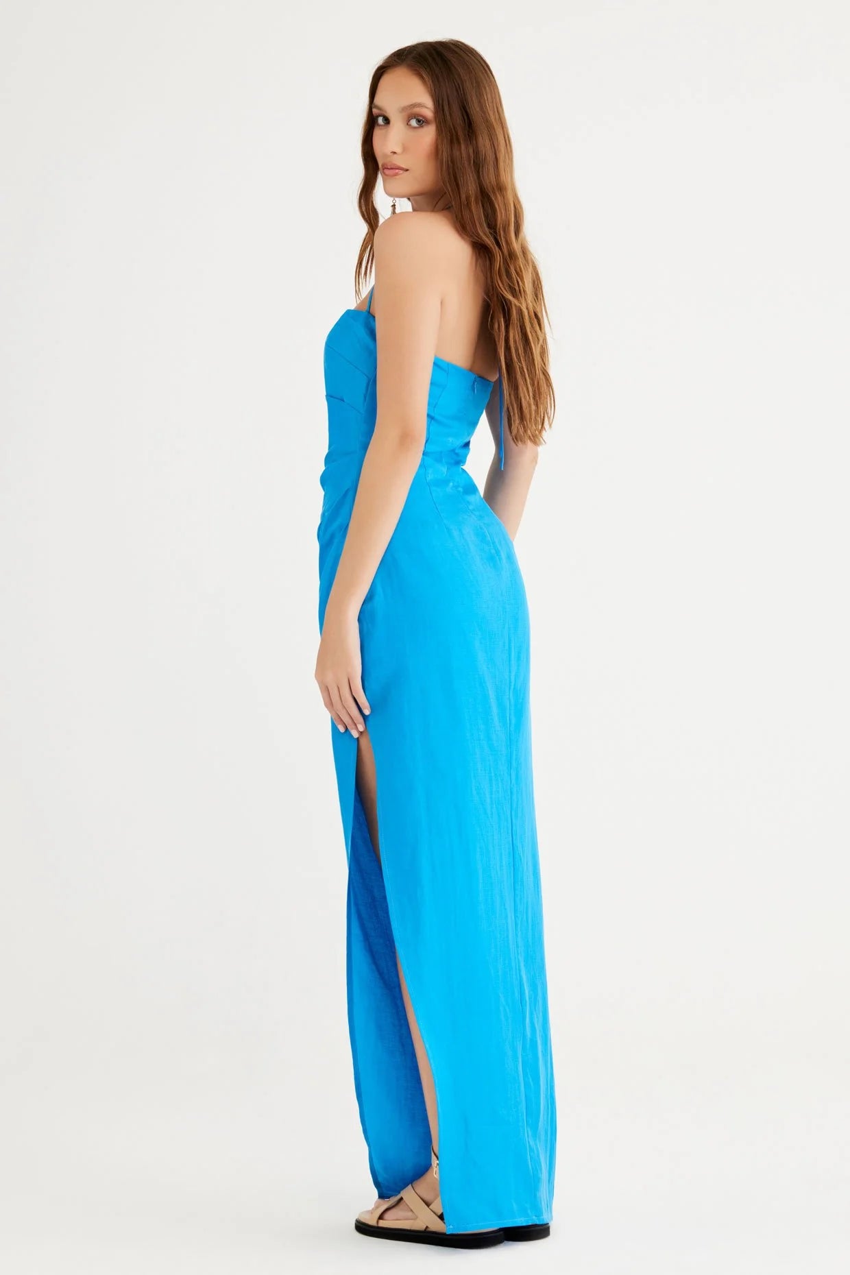 Rumer Amalfi Drape Maxi