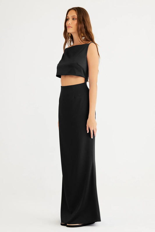 Rumer Oracle Boatneck Gown