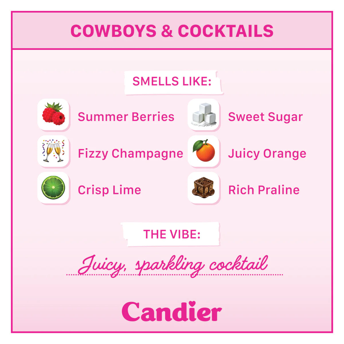 Cowboys & Cocktails Candle