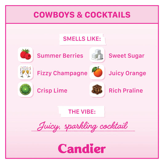 Cowboys & Cocktails Candle