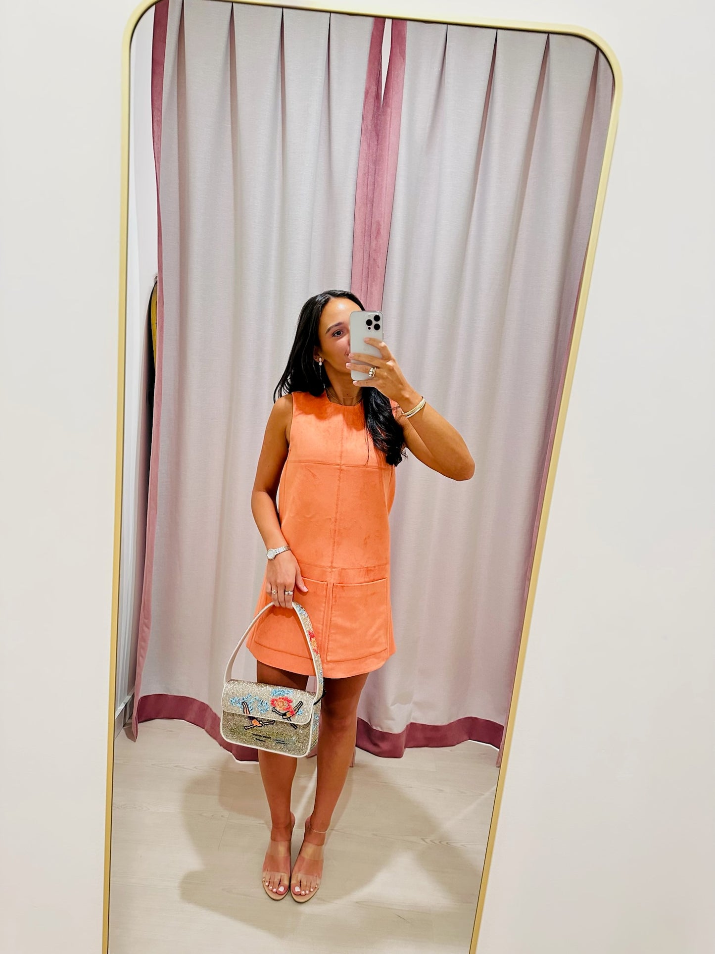 Alexus Dakota Dress - Amber Suede