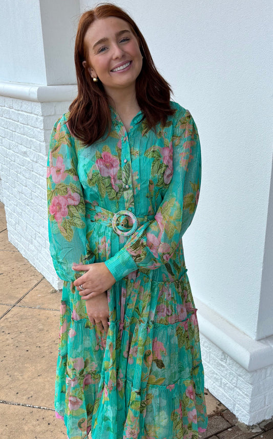 HEMANT & NANDITA AZRA LONG SHIRT DRESS