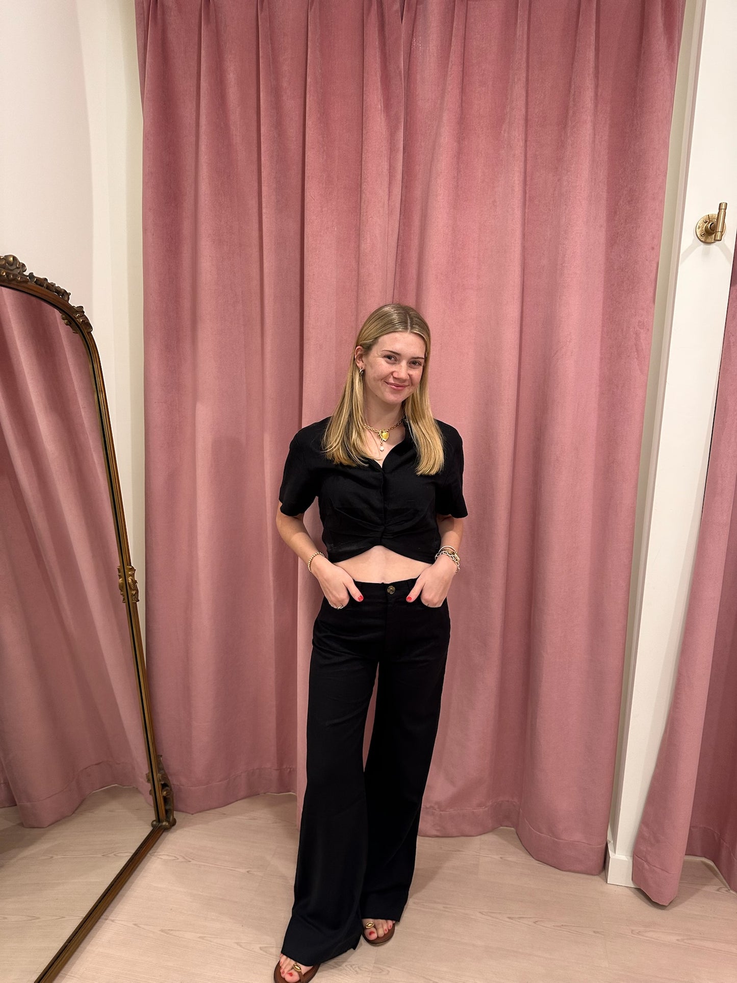 Jodie High Rise Loose Fit Wide Leg Jean