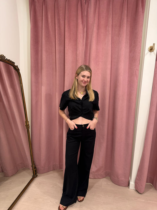 Jodie High Rise Loose Fit Wide Leg Jean