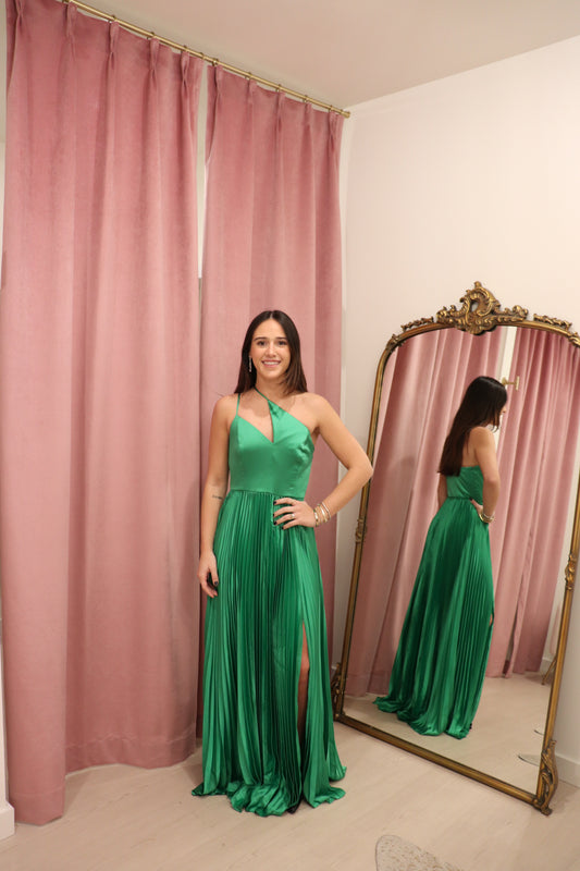 AMUR KHARI ONE SHOULDER GOWN