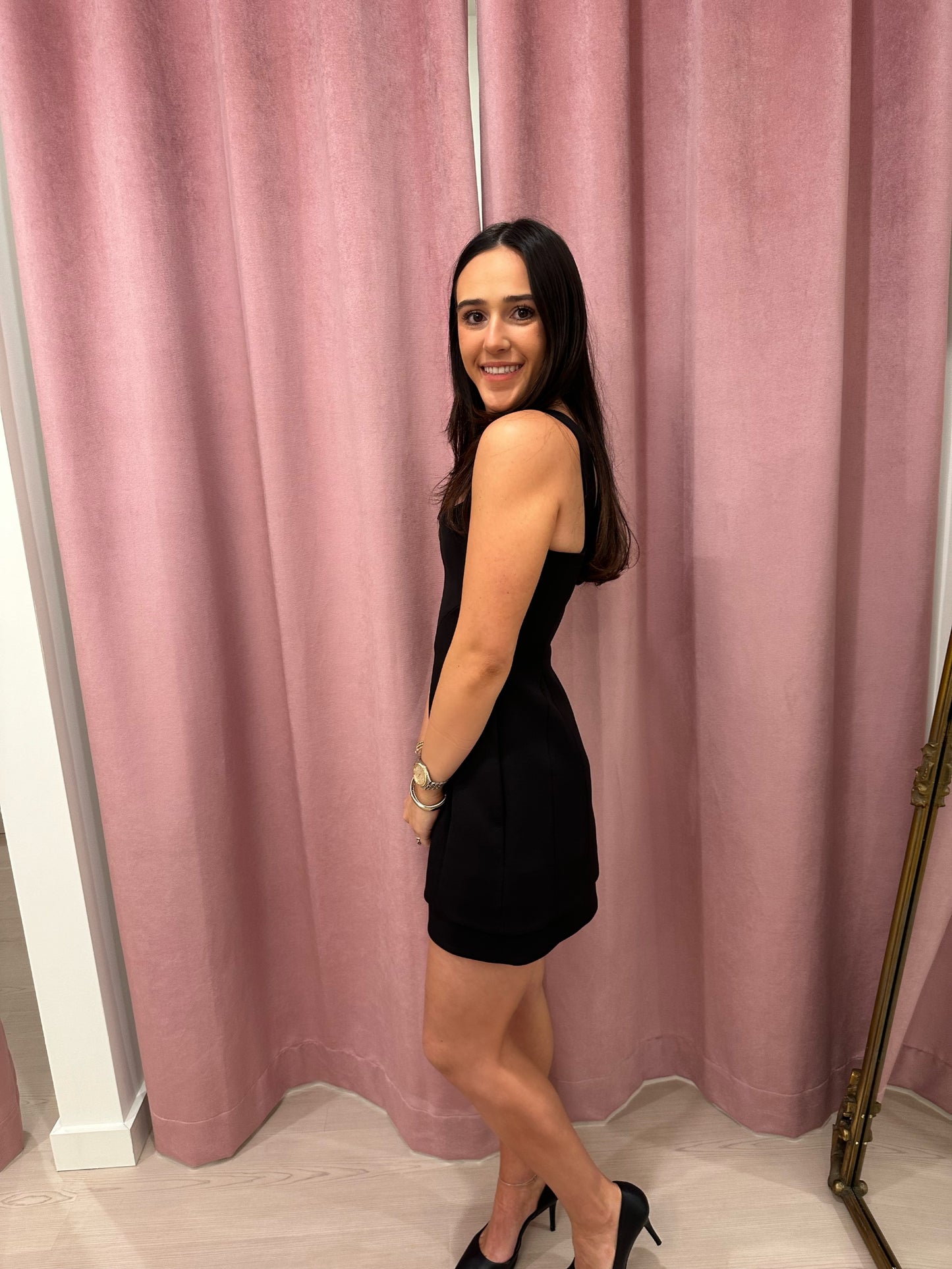 ALEXIS GINEVA BLACK DRESS