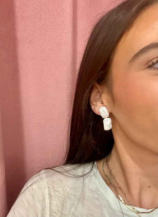 EARRINGS BY GRACE SQUARE STUDS