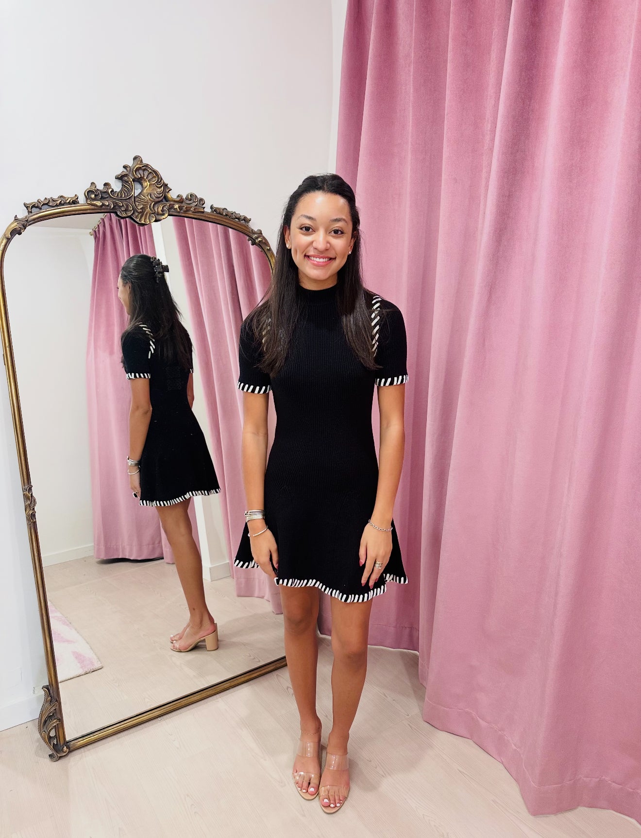 good mini dress websites Blaine Polka Dot Mini Dress