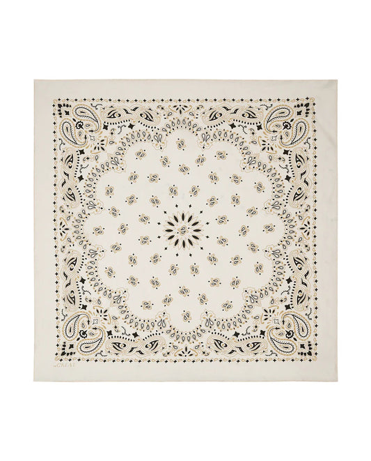 THE GREAT Silk Bandana - Cream