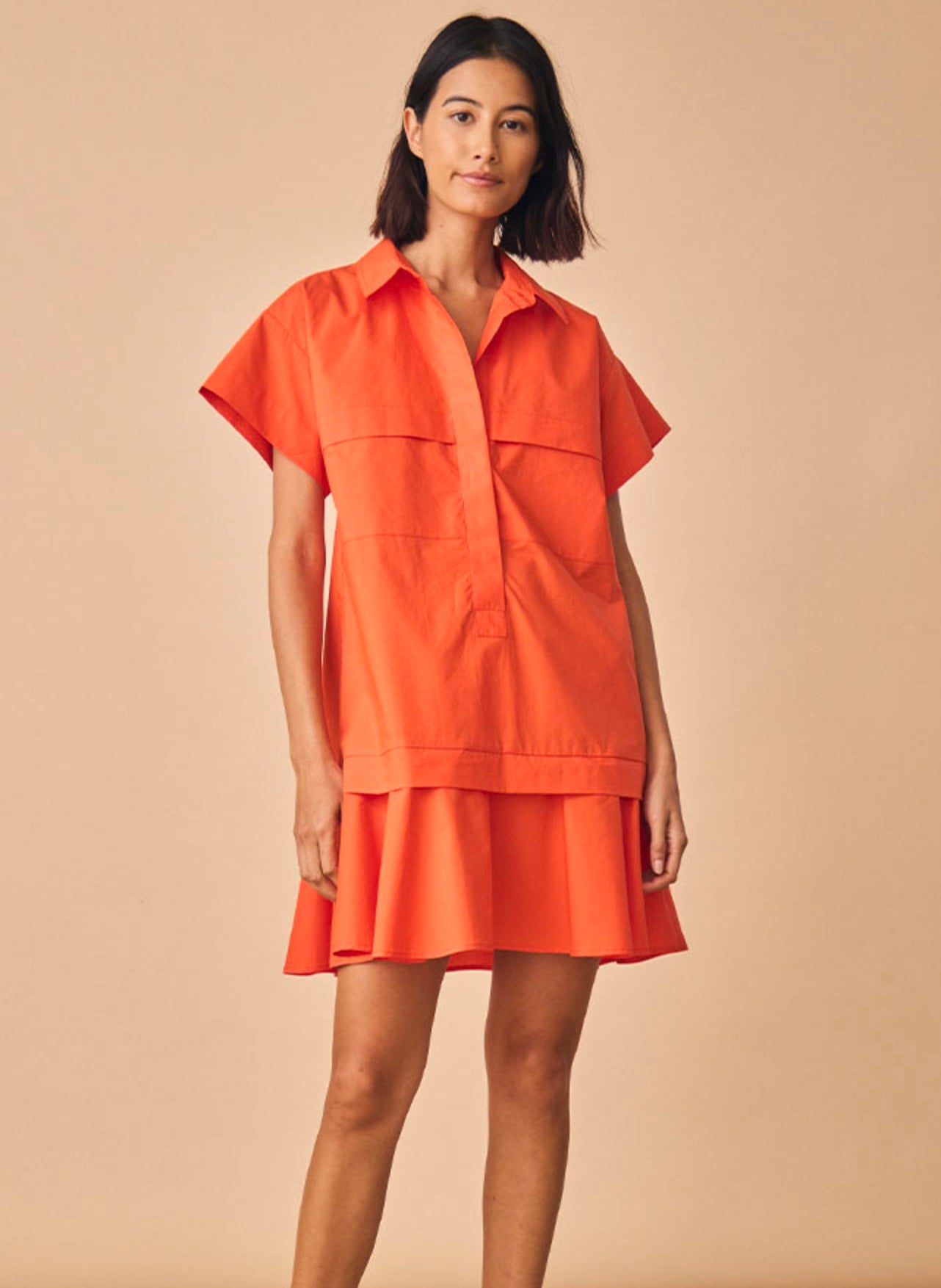 hunter orange dress Johanna Ortiz Spice Market Hunter Midi Dress in Orange sz 4
