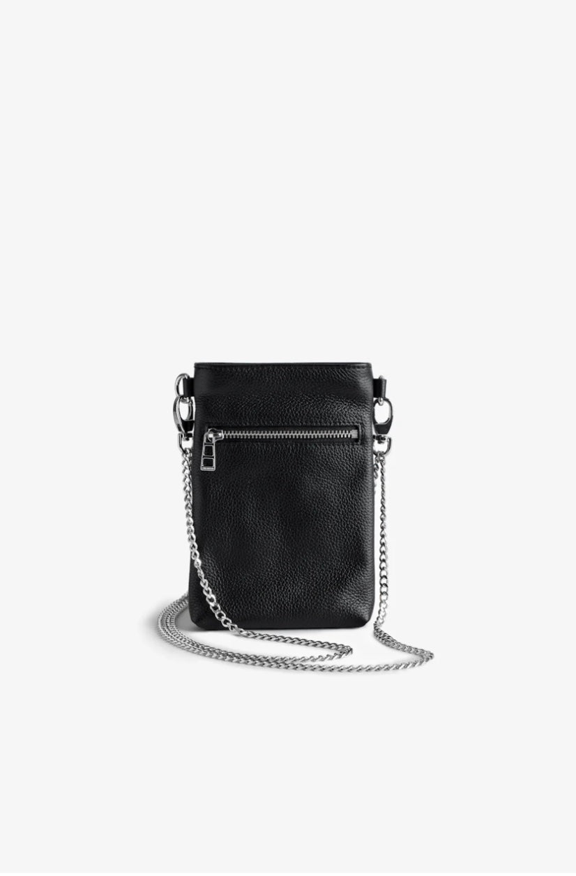 ZADIG & VOLTAIRE ROCK POUCH - NOIR