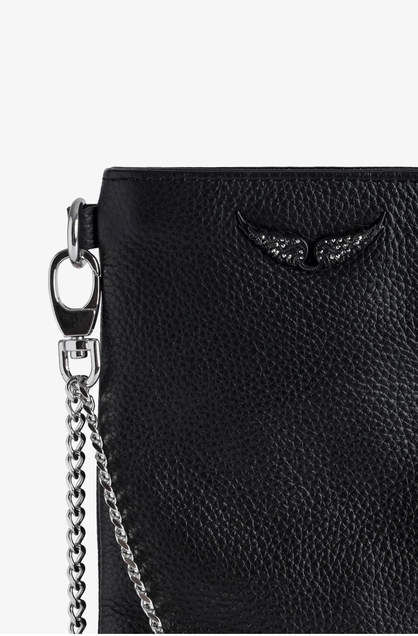 ZADIG & VOLTAIRE ROCK POUCH - NOIR