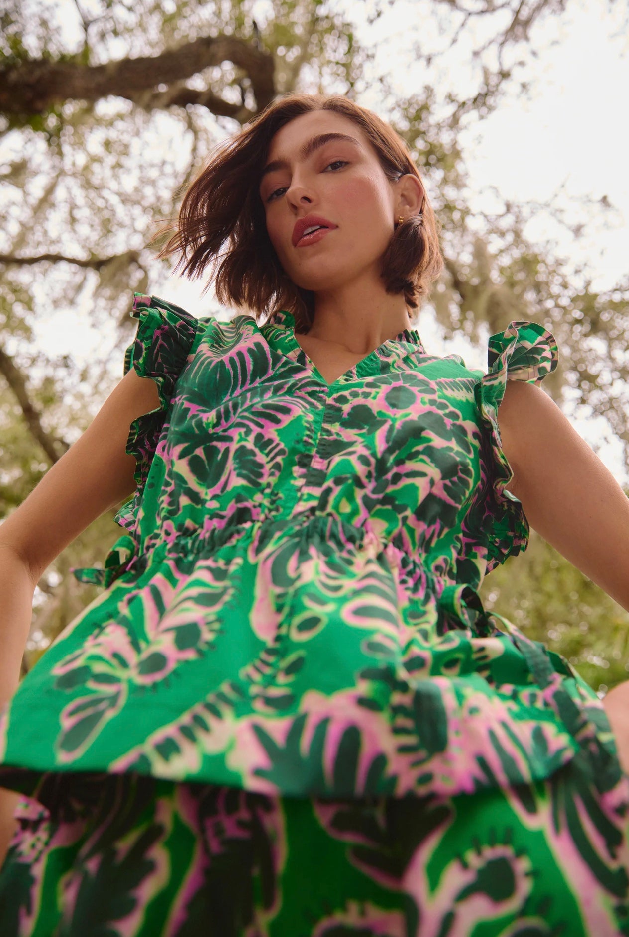 Marie Oliver Olive Top