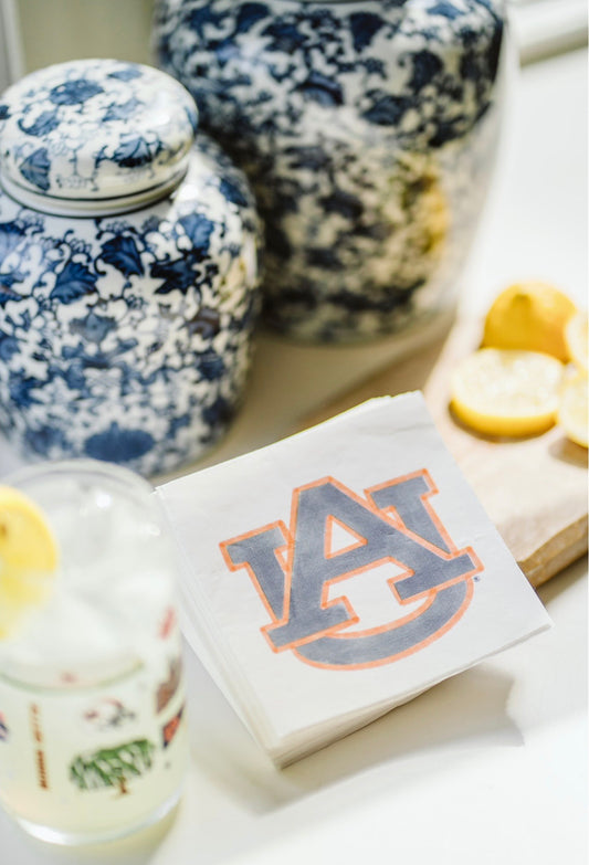 Gracefully Made Auburn Watercolor Napkins