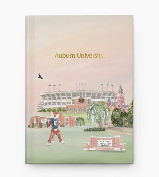 Gracefully Made Auburn University Watercolor Hardcover Notebook