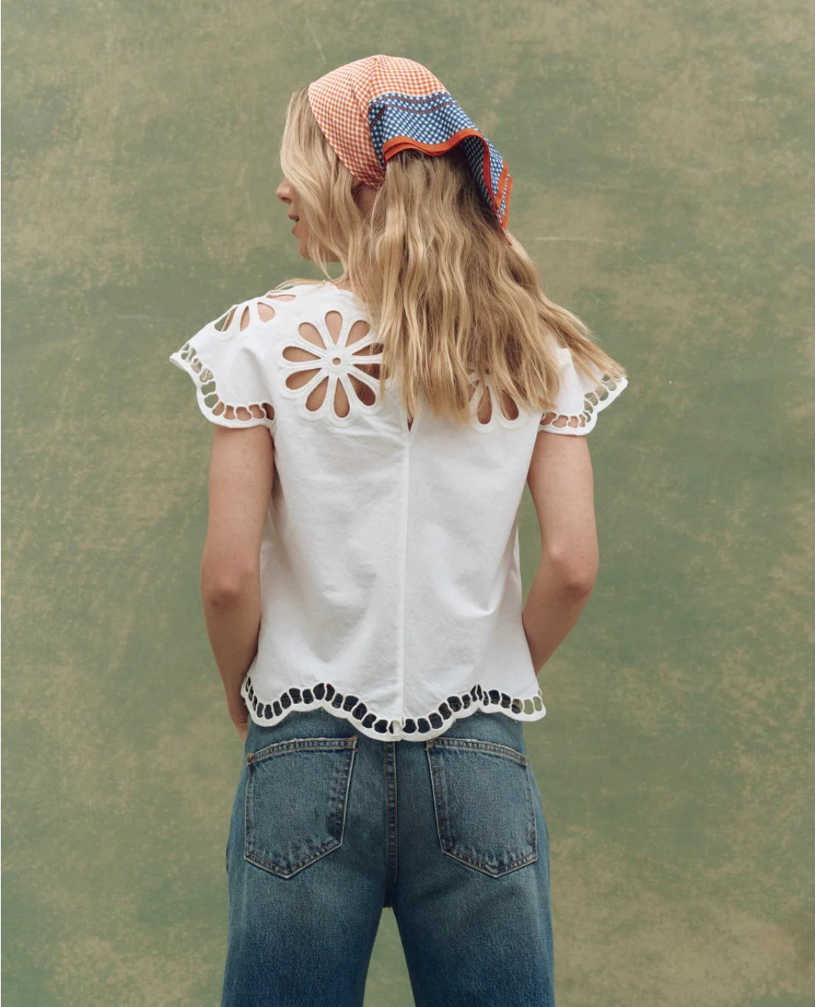 The Great Super Bloom Eyelet Top
