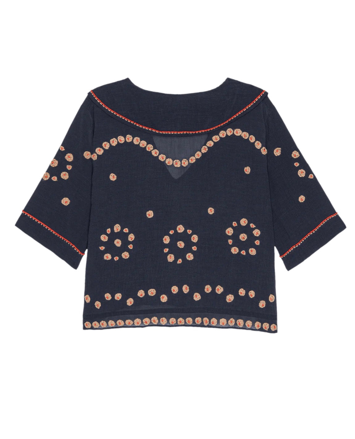 The Great Beaded Vintage Sailor Top