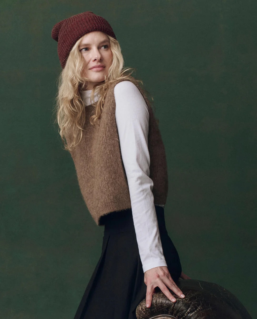 THE GREAT Brushed Melange Sweater