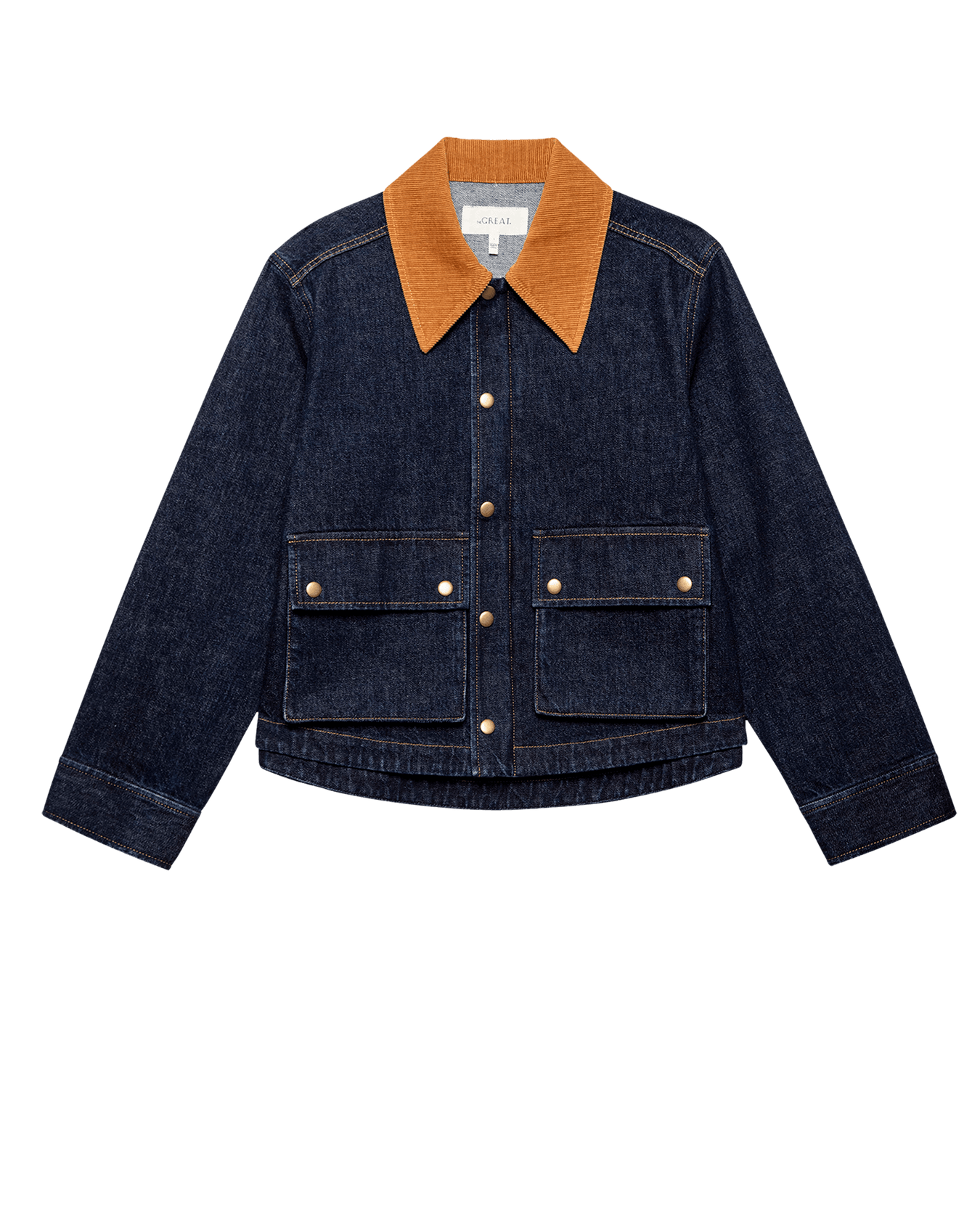 The Great. THE DENIM SWINGY JACKET
