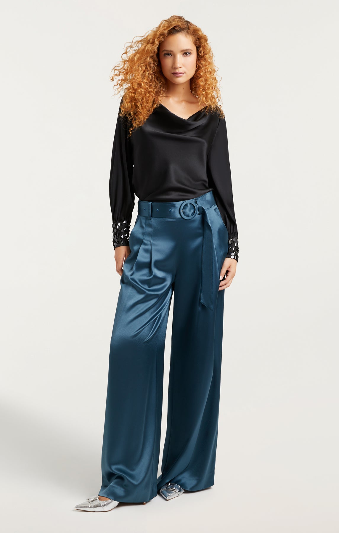 Cinq a Sept Sequin Cuff Taylee Top