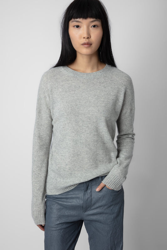 Zadig & Voltaire Cici Patch Cashmere Sweater