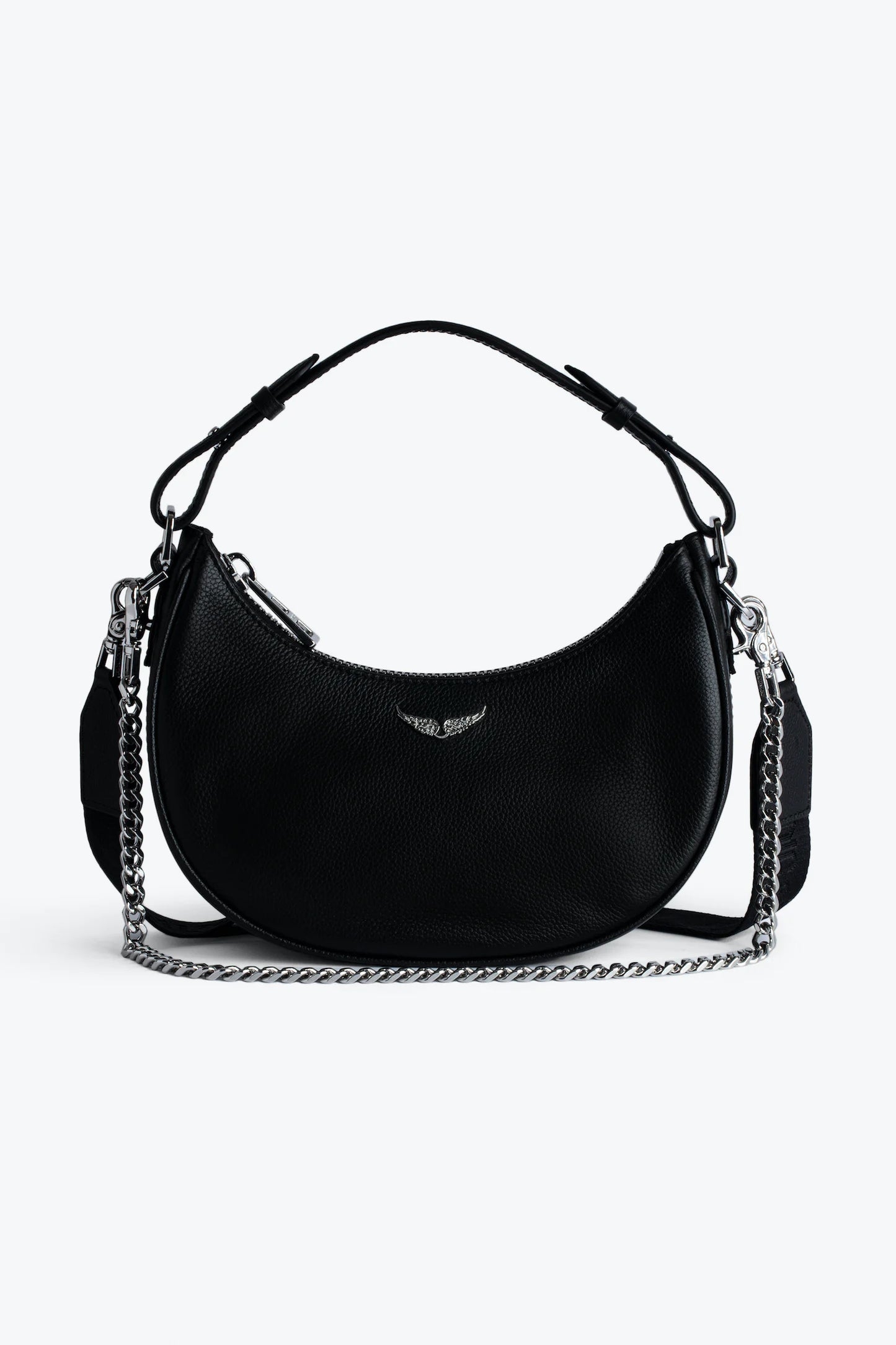 ZADIG & VOLTAIRE BLACK MOONROCK BAG