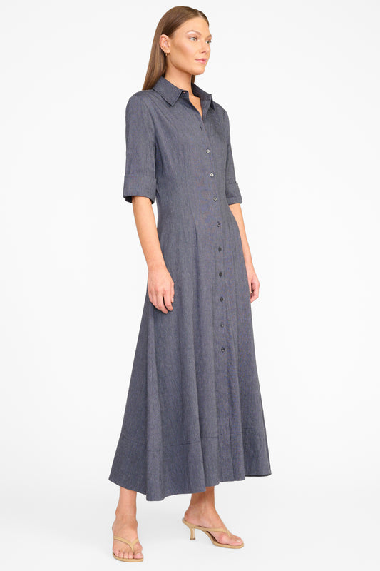 STAUD Joan Linen Dress