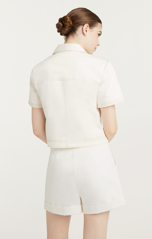 Cinq a Sept Sateen Coco Jacket