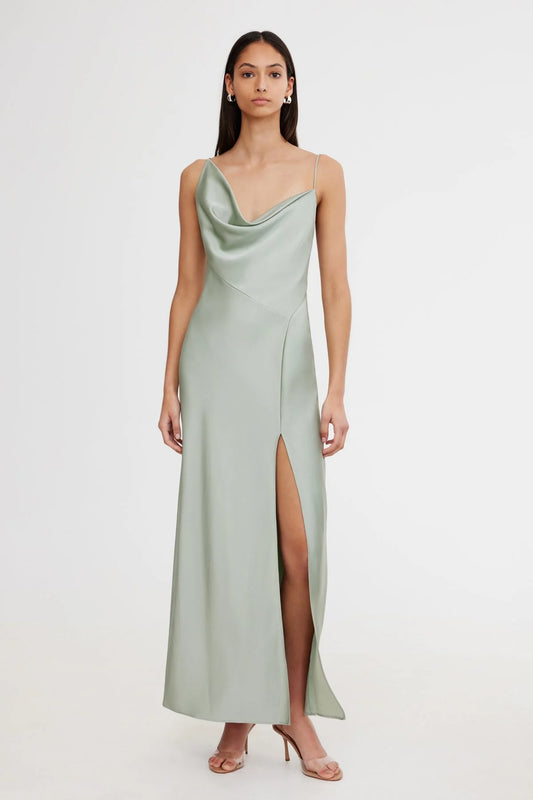 Significant Other Annabel Bias Dress - Sage