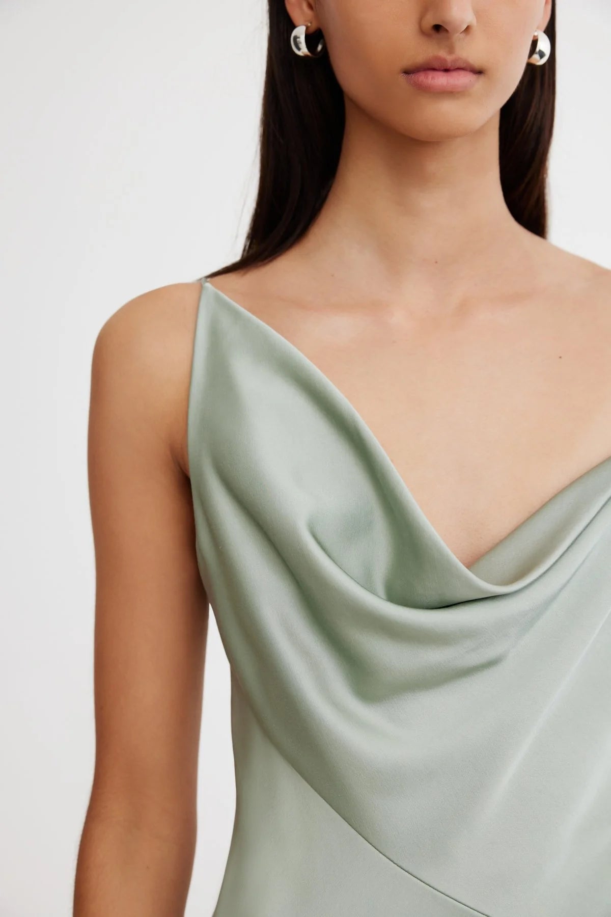 Significant Other Annabel Bias Dress - Sage